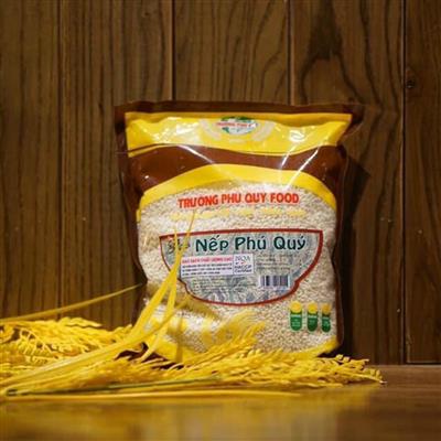 Gạo Nếp Phú Quý hữu cơ túi 1Kg